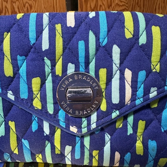 VERA BRADLEY Blue Clasp Wallet - Picture 9 of 10